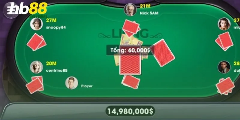 Luật chơi bài liêng là gì cụ thể  